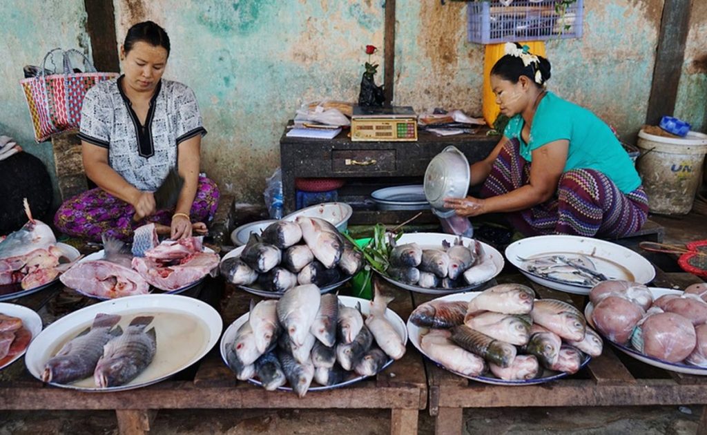 Myanmar fishmarket